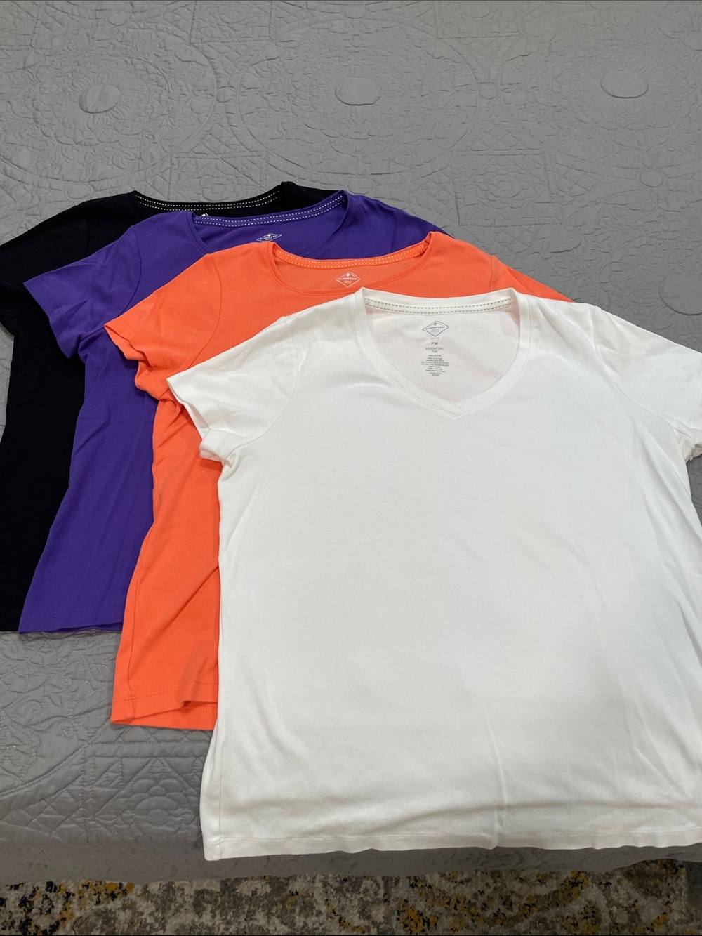 Set of 4 St. John's Bay Short Sleeve Tees PM